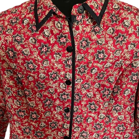 Gorgeous Silk Jacket by Silkland, Size Small Petite - Picture 4 of 5